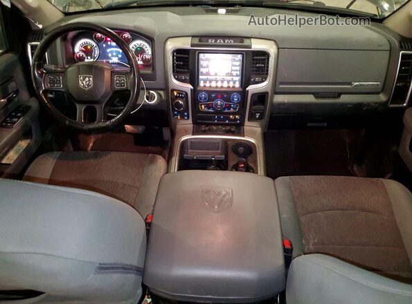 1C6RR7LT5GS350581 2016 RAM 1500 Gray Dashboard view