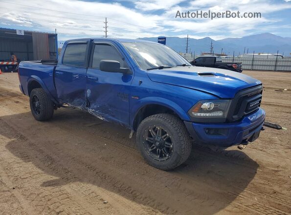 1C6RR7LT6KS688449 2019 RAM 1500 Blue Przód prawy