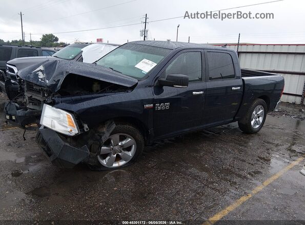 1C6RR7LT7JS107846 2018 RAM 1500 Blue Առջևի ձախ երեք քառորդ տեսարան