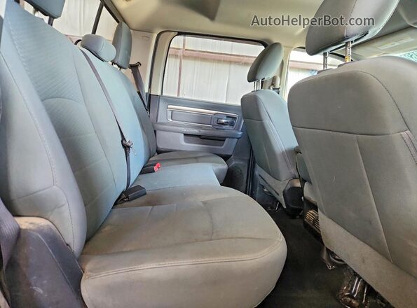1C6RR7LT7JS124405 2018 RAM 1500 Blue Rear seats view