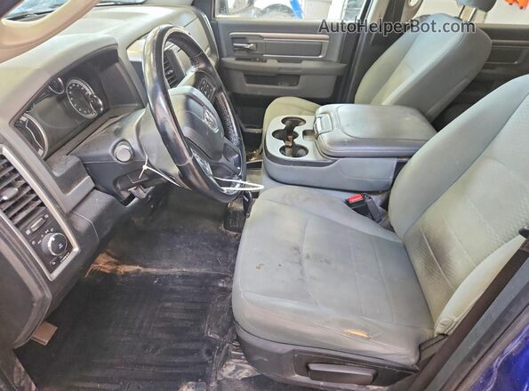 1C6RR7LT7JS124405 2018 RAM 1500 Blue Front interior view