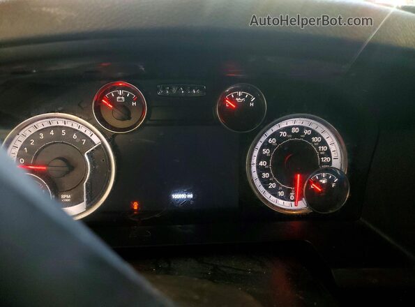 1C6RR7LT9LS141046 2020 RAM 1500 Black Instrument cluster view