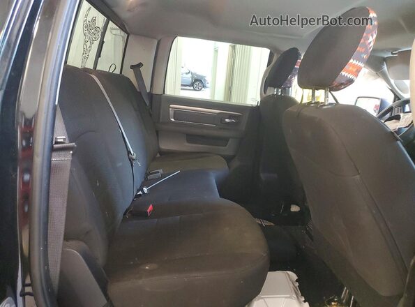 1C6RR7LT9LS141046 2020 RAM 1500 Black Rear seats view
