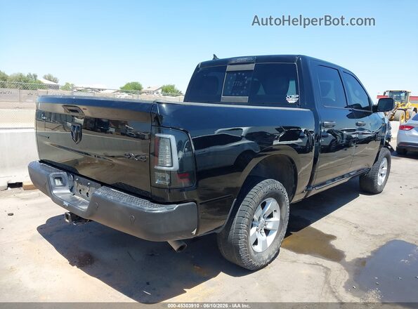 1C6RR7LTXGS193825 2016 RAM 1500 Black Trasero derecho