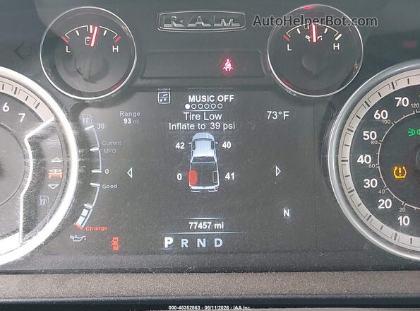 1C6RR7LTXKS535654 2019 RAM 1500 CLASSIC White 
