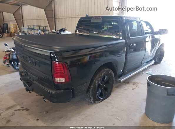 1C6RR7MT0HS686736 2017 RAM 1500 Черный Задняя правая четверть