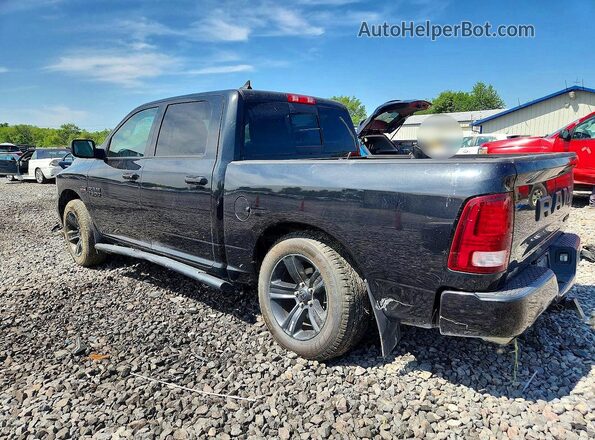 1C6RR7MT0JS341857 2018 RAM 1500 Black Հետևի ձախ