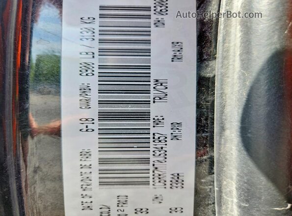 1C6RR7MT0JS341857 2018 RAM 1500 Black VIN կոդի պիտակի տեսք