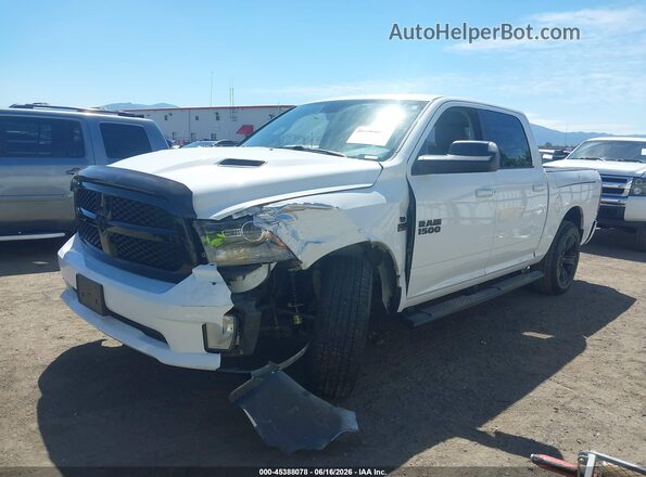1C6RR7MT1HS773349 2017 RAM 1500 White Առջևի ձախ երեք քառորդ տեսարան