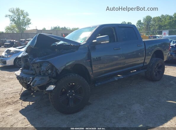 1C6RR7MT2JS208761 2018 RAM 1500 Серый Передняя левая четверть