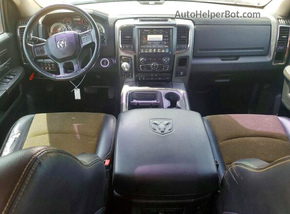 1C6RR7MT8GS322577 2016 RAM 1500 Yellow Առջևի վահանակի տեսք