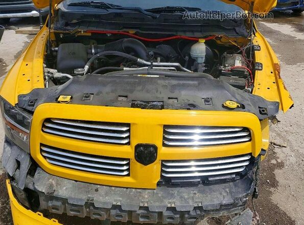 1C6RR7MT8GS322577 2016 RAM 1500 Yellow Սալոնի հետևի տեսք