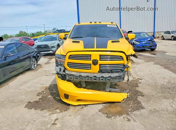 1C6RR7MT8GS322577 2016 RAM 1500 Yellow Դիմացի տեսք
