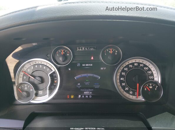 1C6RR7MT9HS601277 2017 RAM 1500 White Вид задніх сидінь