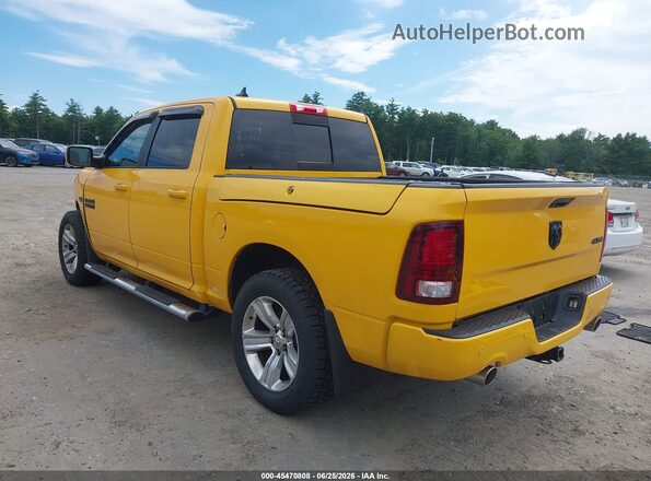 1C6RR7MTXGS322516 2016 RAM 1500 Yellow Rear left