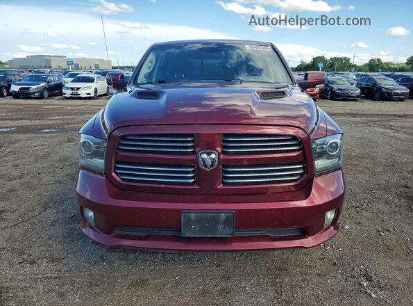 1C6RR7MTXHS599474 2017 RAM 1500 Burgundy Դիմացի տեսք