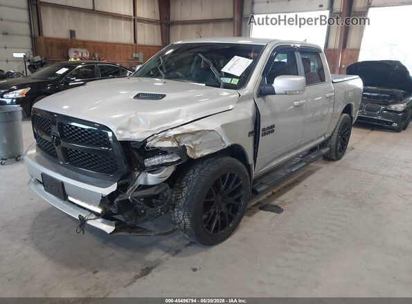 1C6RR7MTXJS241202 2018 RAM 1500 Gray Front left