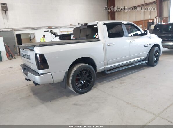 1C6RR7MTXJS241202 2018 RAM 1500 Gray Rear right