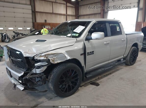 1C6RR7MTXJS241202 2018 RAM 1500 Gray Front view