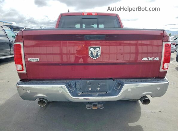 1C6RR7NM4JS355266 2018 RAM 1500 Burgundy Vista trasera