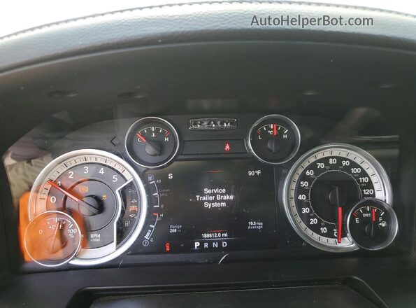 1C6RR7NM5GS161161 2016 RAM 1500 Белый Вид щитка приборов