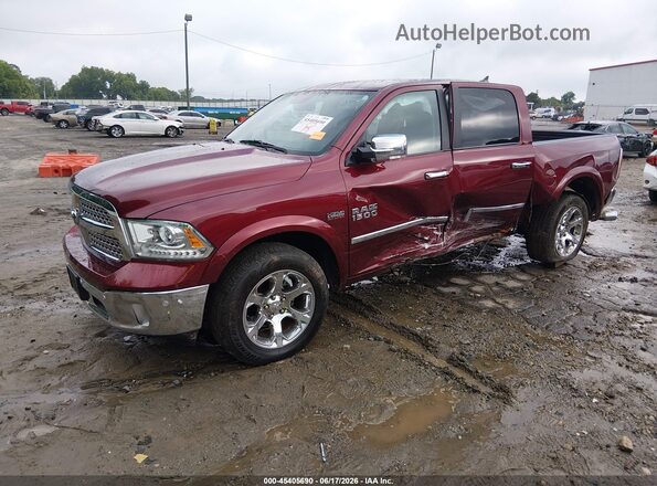 1C6RR7NT4GS294839 2016 RAM 1500 Burgundy წინა მარცხენა ხედი სამი მეოთხედიდან