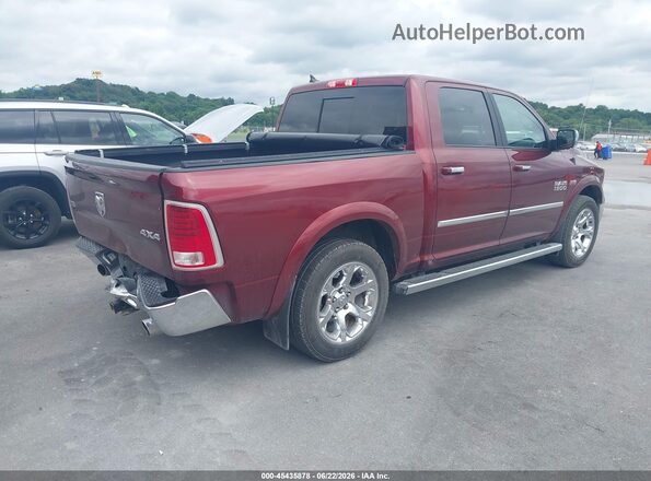 1C6RR7NT4JS186308 2018 RAM 1500 Maroon Հետևի աջ