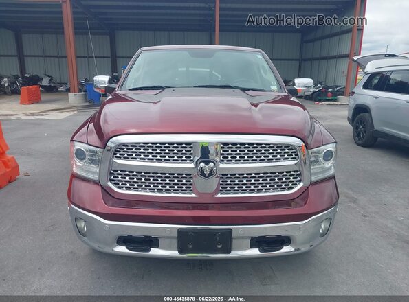 1C6RR7NT4JS186308 2018 RAM 1500 Maroon Սարքավորումների վահանակի տեսք