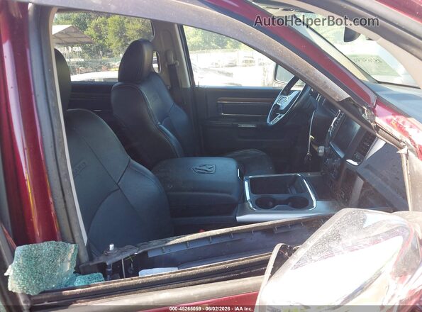 1C6RR7NT5HS800731 2017 RAM 1500 Red Front interior view
