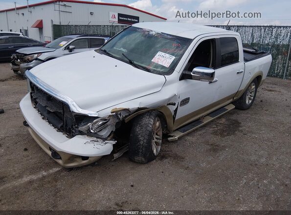 1C6RR7PTXGS258814 2016 RAM 1500 White წინა მარცხენა ხედი სამი მეოთხედიდან