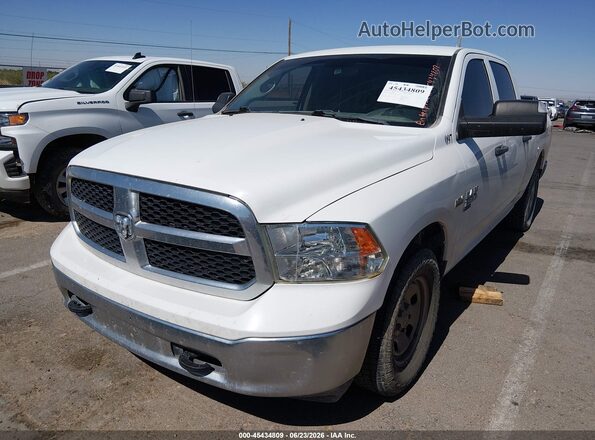 1C6RR7ST1PS537057 2023 RAM 1500 CLASSIC White წინა მარცხენა ხედი სამი მეოთხედიდან