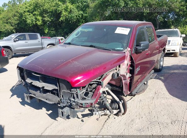 1C6RR7TT2KS609441 2019 RAM 1500 CLASSIC Burgundy Vista frontal