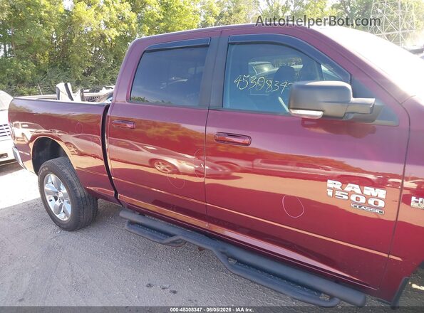 1C6RR7TT2KS609441 2019 RAM 1500 CLASSIC Burgundy Vista interior de 360 grados