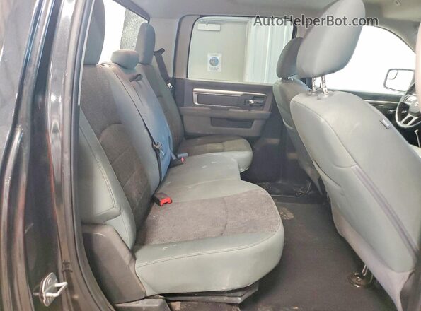 1C6RR7TT7JS178867 2018 RAM 1500 Black Rear seats view