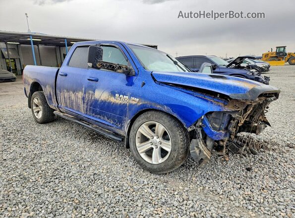 1C6RR7UT8GS166525 2016 RAM 1500 Синий Передняя правая четверть