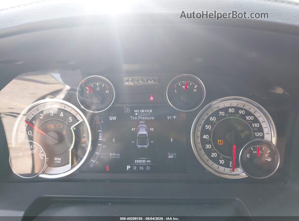 1C6RR7VMXGS250630 2016 RAM 1500 Silver Հետևի նստատեղերի տեսք