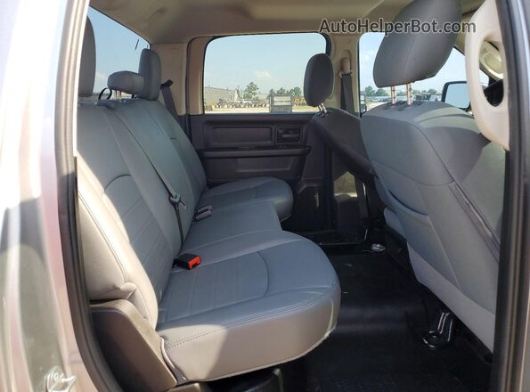 1C6RR7XT2LS153646 2020 RAM 1500 Silver Rear seats view