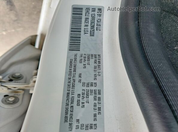 1C6RREBG2MN753338 2021 RAM 1500 White 