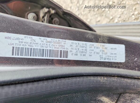 1C6RREBG9LN289429 2020 RAM 1500 Gray ძრავის განყოფილების ხედი