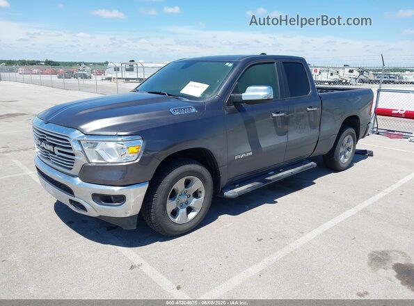 1C6RREBT1KN891706 2019 RAM 1500 Gray Առջևի ձախ երեք քառորդ տեսարան