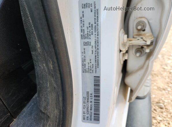 1C6RRECT7MN630355 2021 RAM 1500 Белый Вид наклейки с VIN-кодом