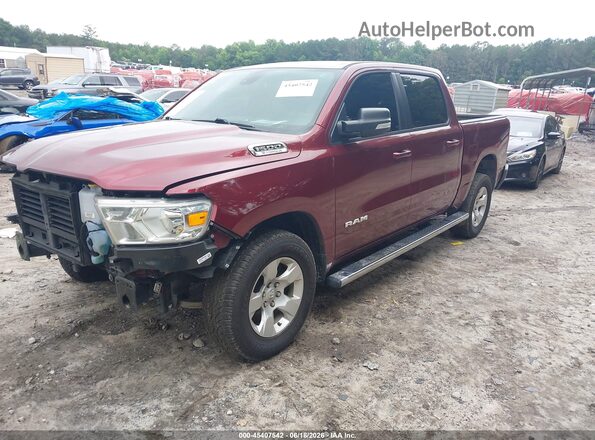 1C6RREFG2MN750630 2021 RAM 1500 Maroon Przód lewy