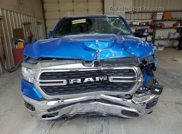 1C6RREFT4RN151975 2024 RAM 1500 Blue Front view