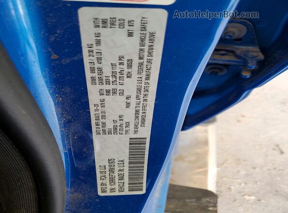 1C6RREFT4RN151975 2024 RAM 1500 Blue Engine compartment view
