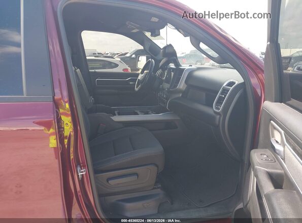 1C6RREFT5LN333952 2020 RAM 1500 Maroon წინა სალონის ხედი