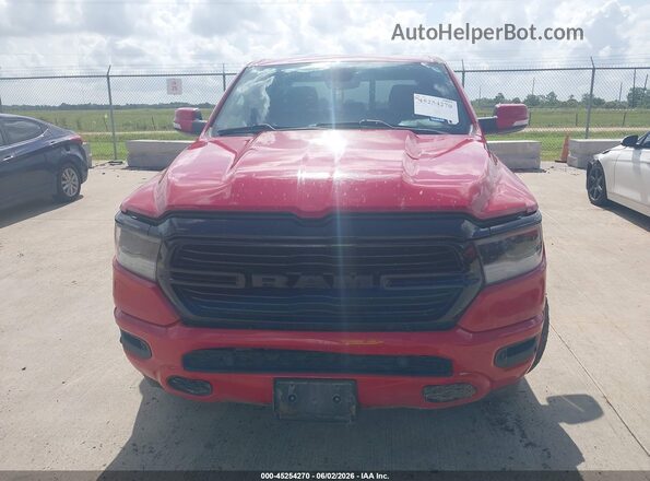 1C6RREFT6LN156831 2020 RAM 1500 Red ხელსაწყოთა პანელის ხედი