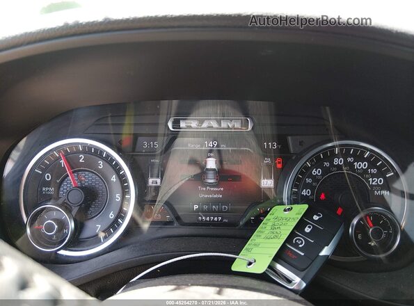 1C6RREFT6LN156831 2020 RAM 1500 Red უკანა სავარძლების ხედი