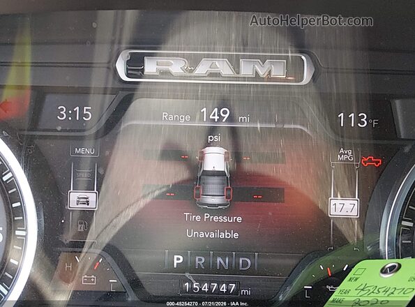 1C6RREFT6LN156831 2020 RAM 1500 Red 