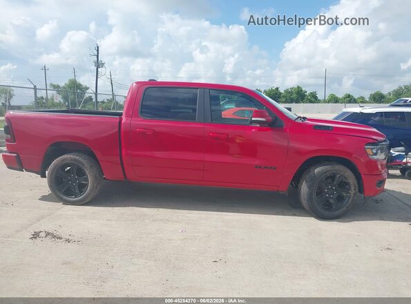 1C6RREFT6LN156831 2020 RAM 1500 Red უკანა სალონის ხედი