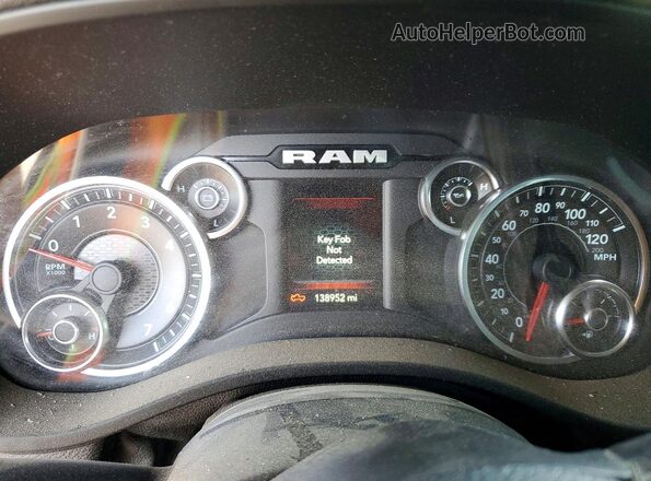 1C6RREFT6MN530243 2021 RAM 1500 Green Instrument cluster view